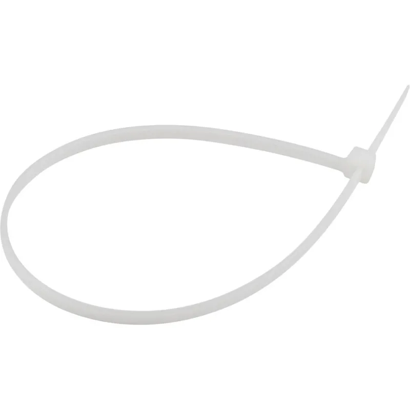 Стяжка (хомут) ЭРА нейлоновая 3.6 х 200 мм белая (100 шт/уп) NO-225-152 2224138