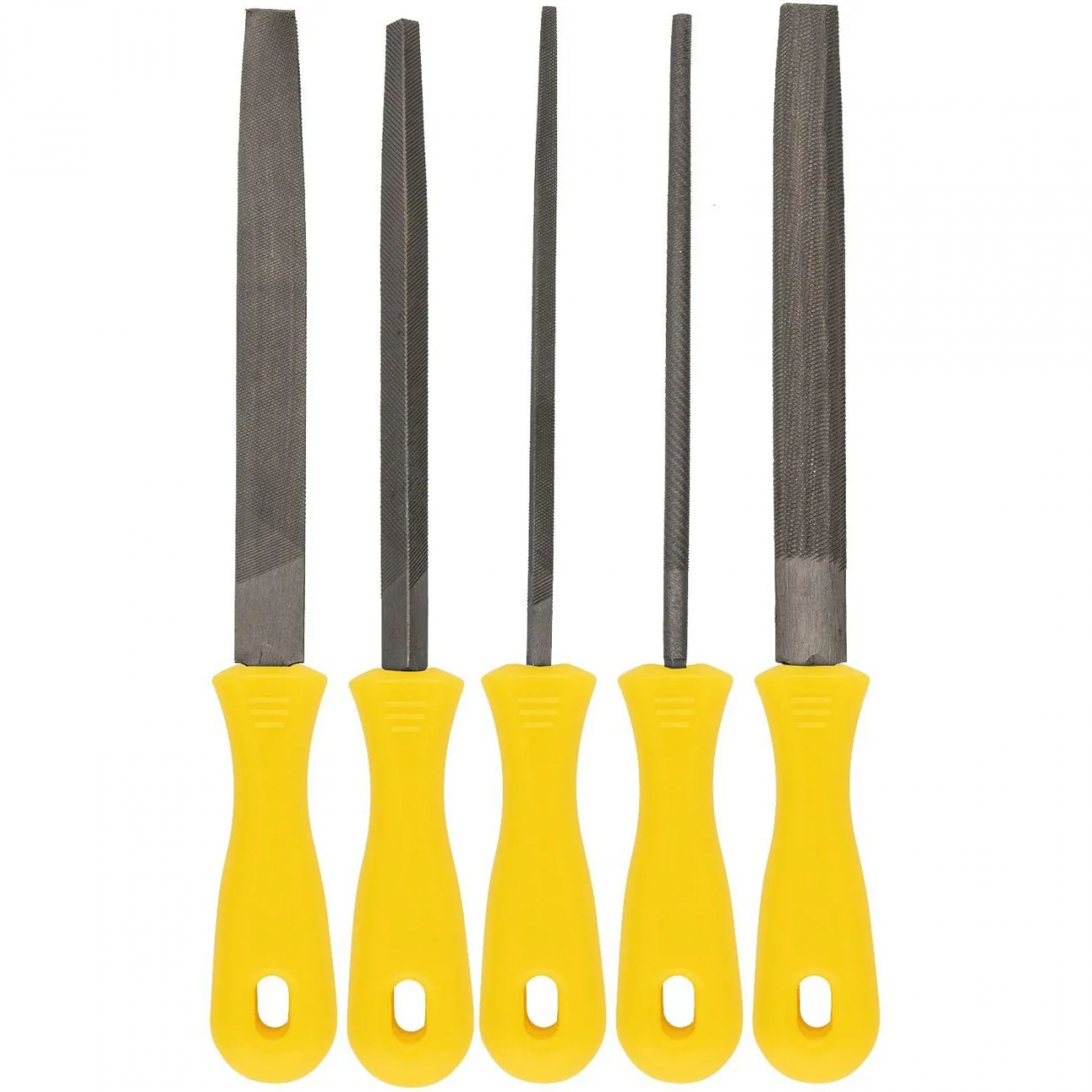 Набор напильников БИБЕР 85306 МАСТЕР 5шт, 200мм 2278806 тов-141920