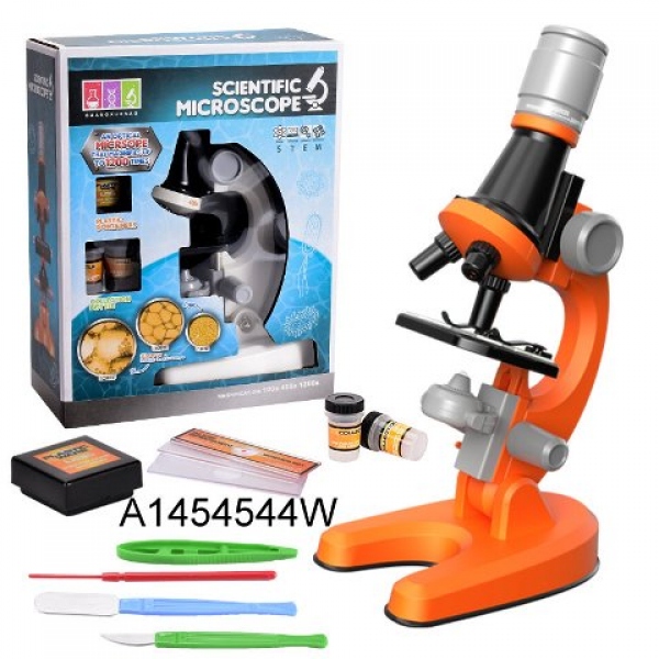 Микроскоп детский, свет, с аксессуарами арт A1454544W