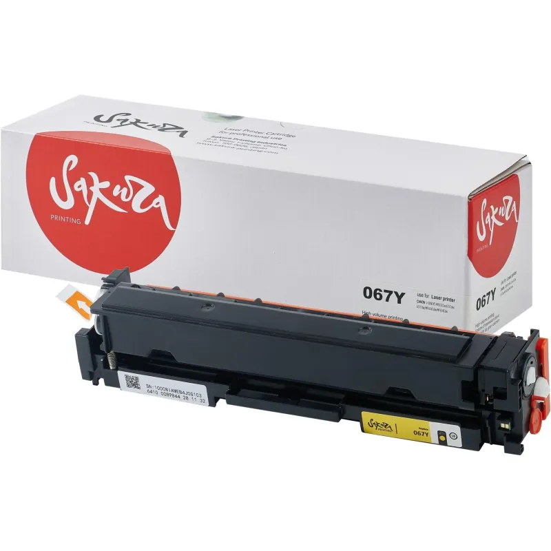 Картридж лазерный Sakura 067 Y жел. для Canon LBP631/MF651/MF657 2093989 SA067Y