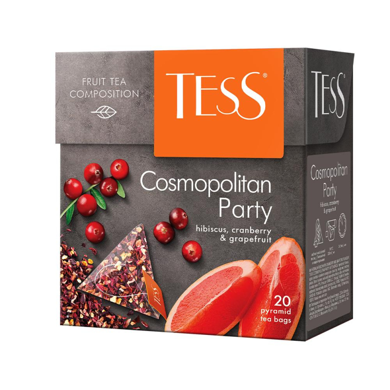 Чай Напиток фруктовый Tess Cosmopolitan Party, 20х2гр 1818966 1008-12
