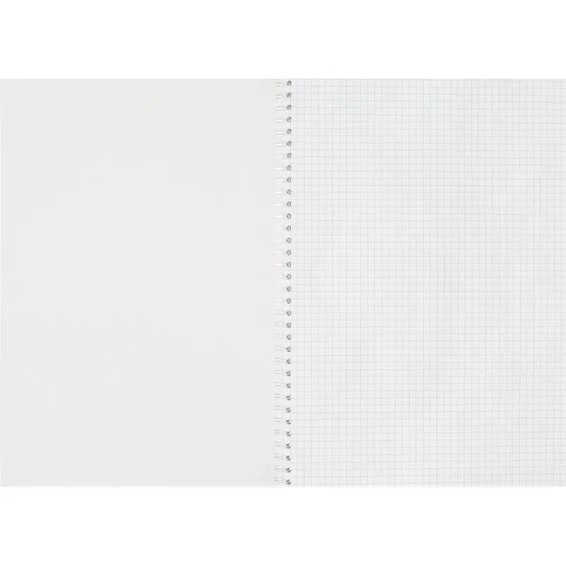 Тетрадь общая А4 60л Attache Персия Фукс/Черн клет, 65г, греб, ВД-лак 1919352