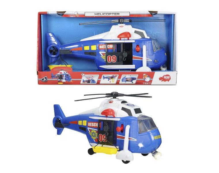 Вертолет функциональный 41 см свет звук Dickie Toys 3308356