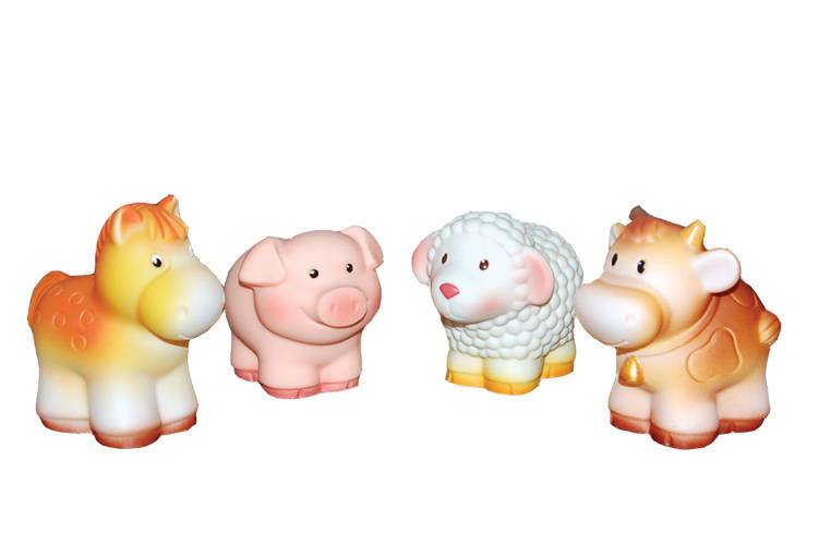 Домашние животные, набор игрушек из пластизоля ПВХ Огонек ОГ1056