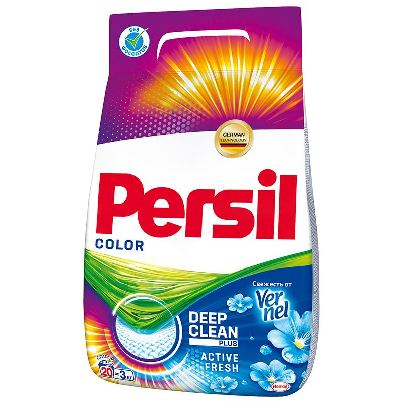 Порошок стиральный PERSIL Color Свежесть от Vernel д/цветного белья 3кг 1471003 2747093