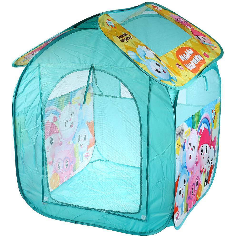 Палатка детская игровая "Малышарики" 83х80х105 см. Играем вместе GFA-MSH-R