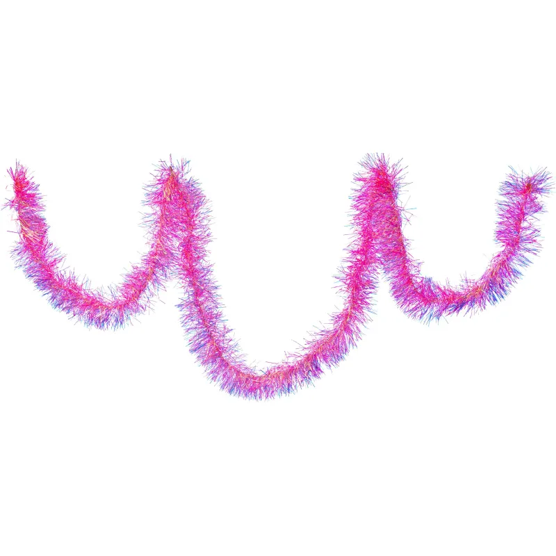 Мишура диаметр 9 см, 2м розовая SDMT-HT-051 1812835