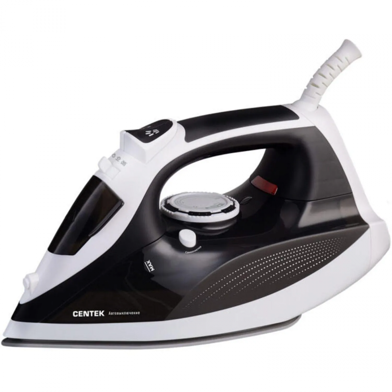 Утюг Centek CT-2317 (черный) 2800 Вт, керам. подошва, паровой удар 1727339