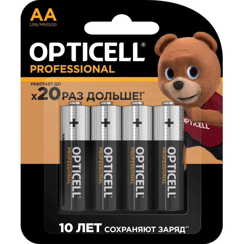 Батарейка OPTICELL Professional AA 4шт/уп 2057716 5052001