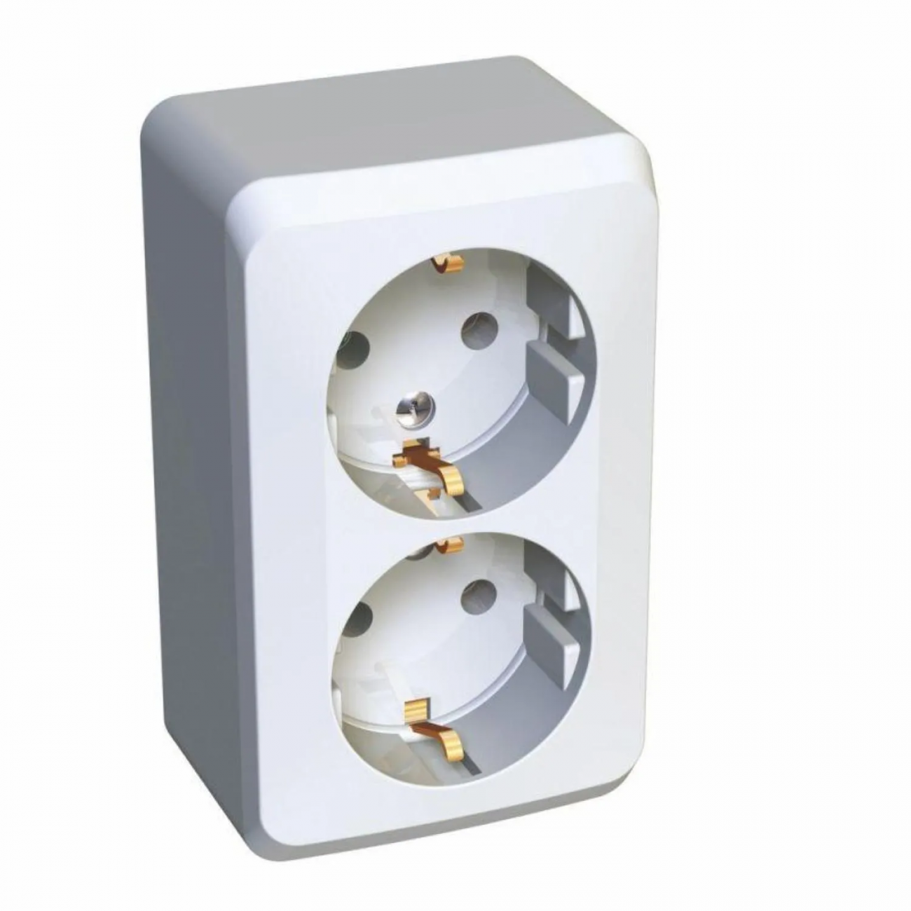Розетка 2-ая с/з SE Этюд Белый (PA16-007B) О/У Schneider Electric 1536173