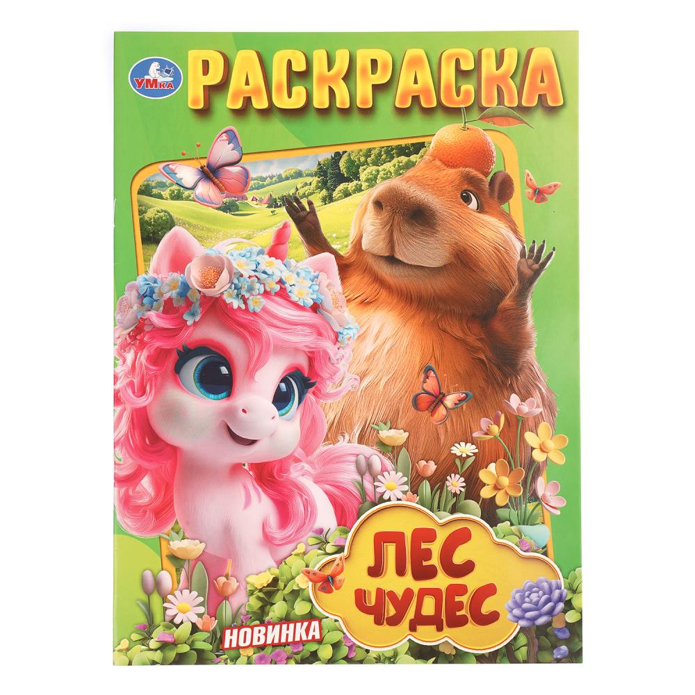 Раскраска Лес чудес, 16 стр. УМка 978-5-506-11460-4
