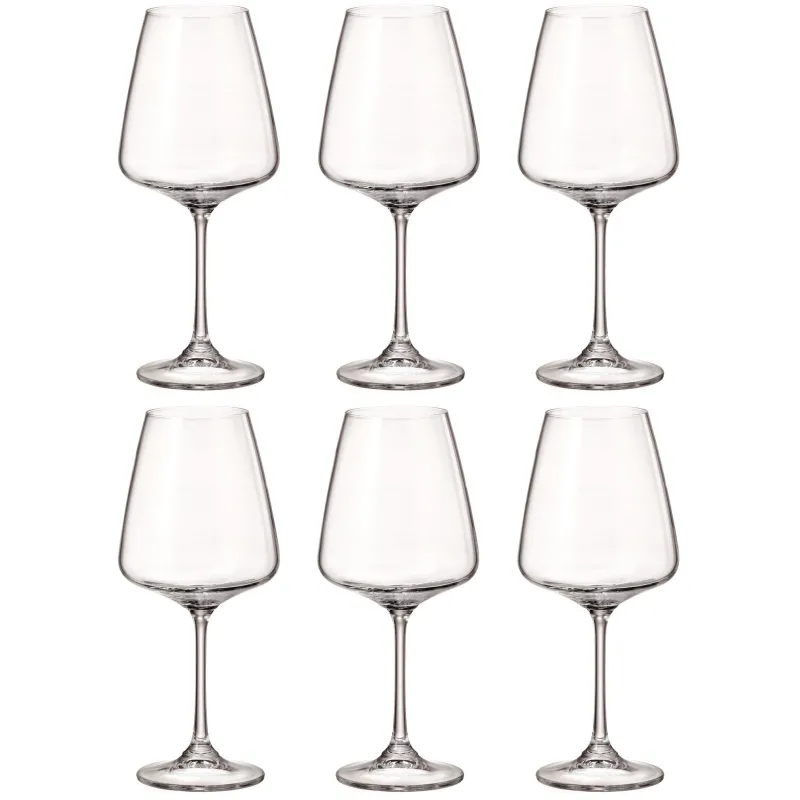 Бокал для крас вина CORVUS,570мл(набор 6шт)арт. 91L/1SC69/0/00000/570-664 Crystal Bohemia 1911885