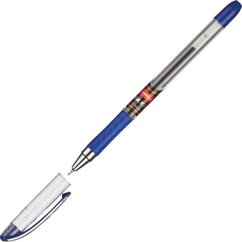 Ручка гелевая Unimax Max Gel синяя (толщина линии 0.3 мм) 722472
