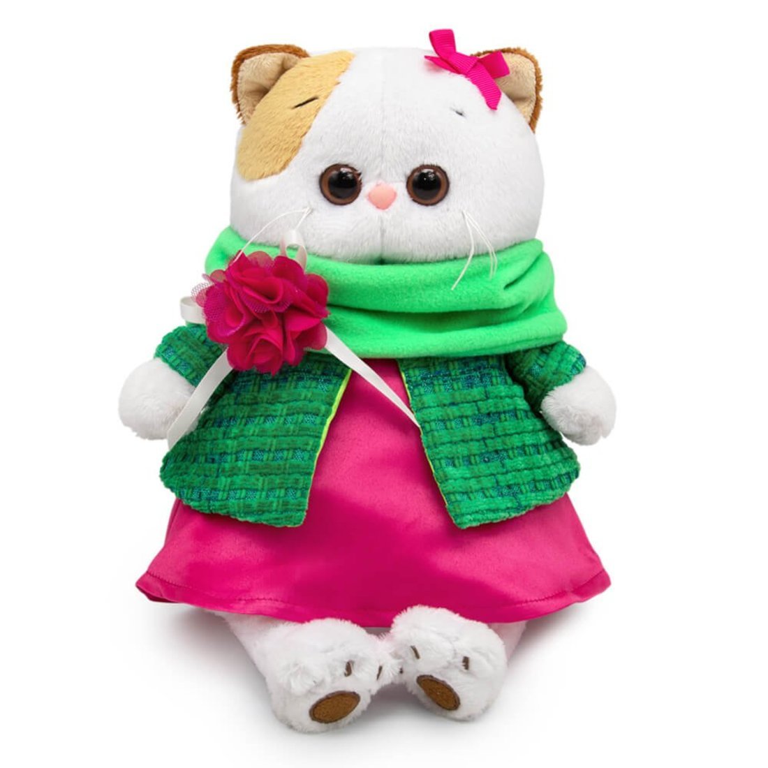 Мягкая игрушка Кошечка Ли-Ли в ярком комплекте 24 см BudiBasa LK24-137
