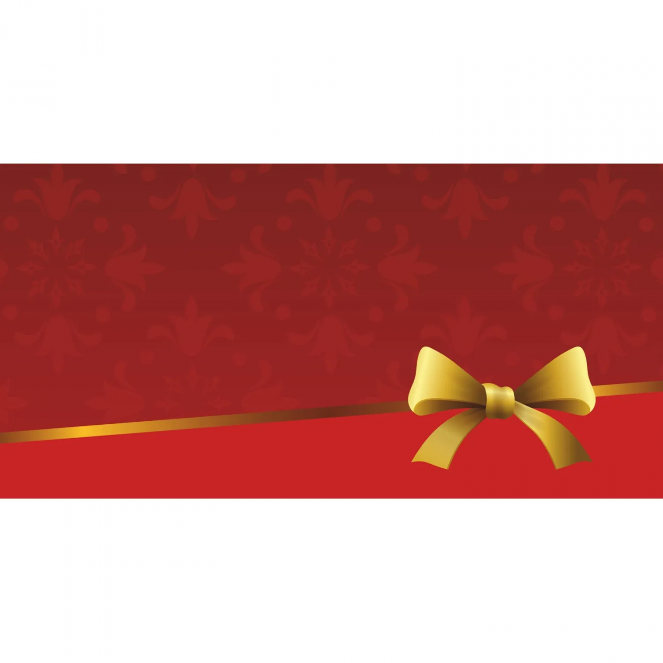 Конверт открытка Красная с золотым бантом, 10 шт/уп, КД-249 Учитель-Канц 2229660