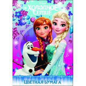 Бумага цветная Холодное сердце, 16 листов, 8 цветов, размер 290х205 мм. Centrum 84452