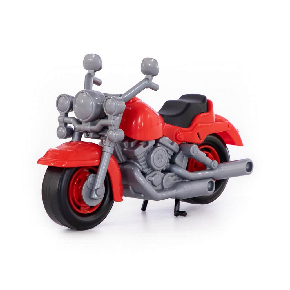 Мотоцикл ПОЛЕСЬЕ гоночный "Кросс" красный 27,5х12х18 см П-6232/красный