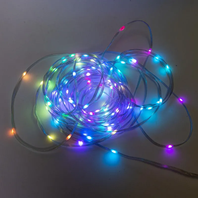 Гирлянда светодиодная Нить SMART-STRING-10100RGB,10М,100LED, Funray 2662 1844811