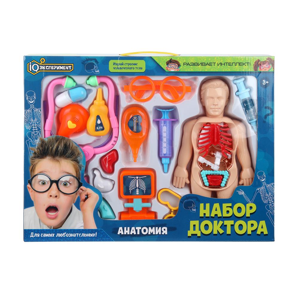 Набор игровой: Опыты. Анатомия. Тело человека IQ Эксперимент ST0034925W-R