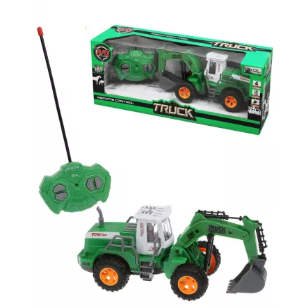 Колесный экскаватор р/у, 4 канала, свет, Наша Игрушка HT024