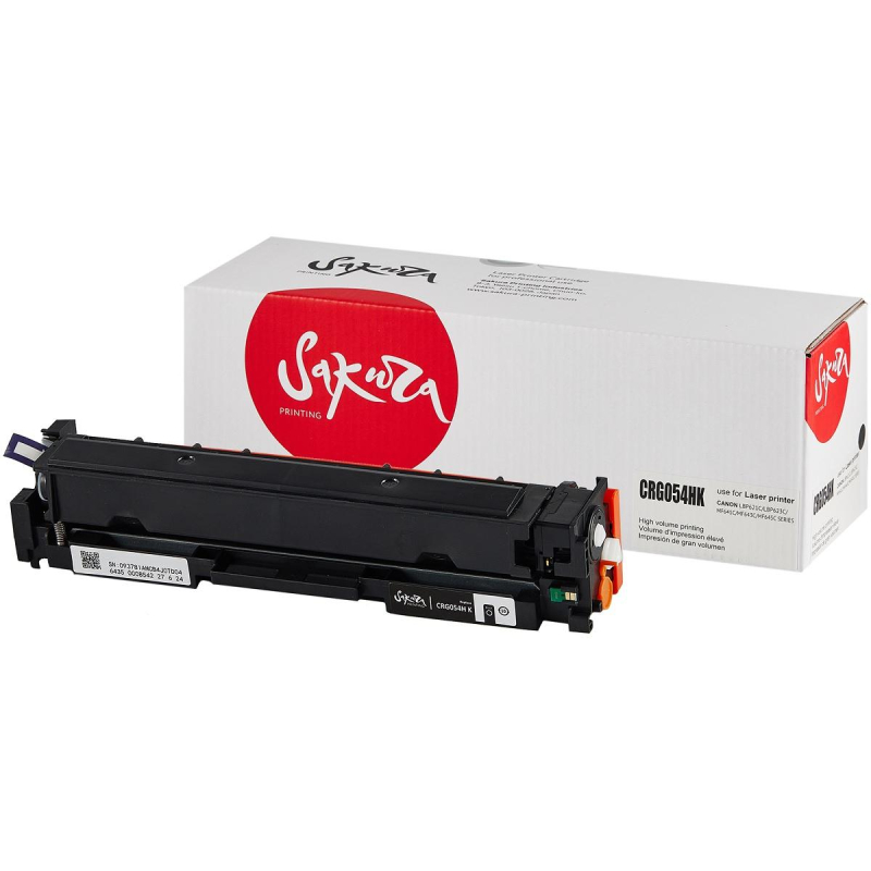 Картридж лазерный SAKURA CRG054HK чер. для Canon i-SENSYS LBP 621Cw/623Cdw 1611316 SACRG054HK