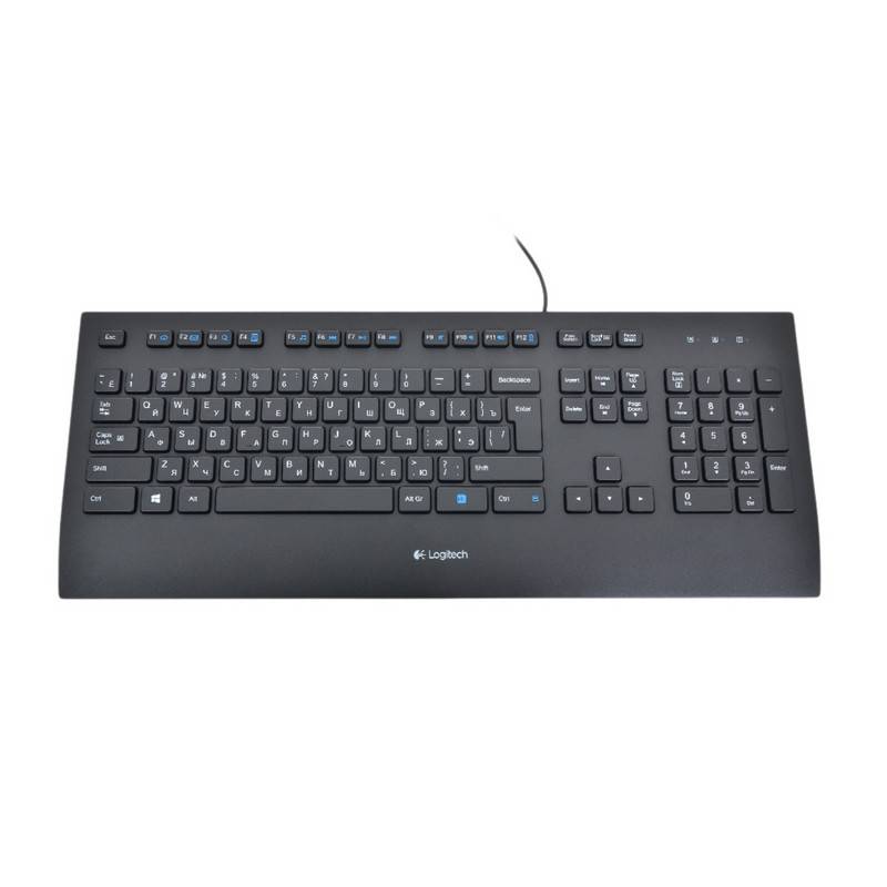 Клавиатура Logitech K280e черный USB (920-005215) 760499
