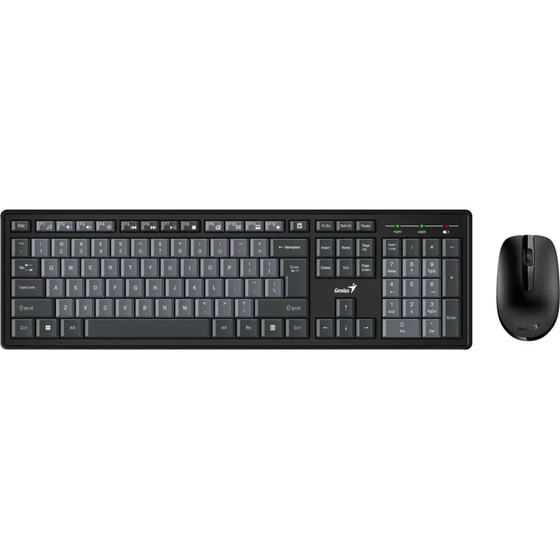 Набор клавиатура+мышь Genius KM-8200, беспроводной, черно-серый 2025086 31340003421