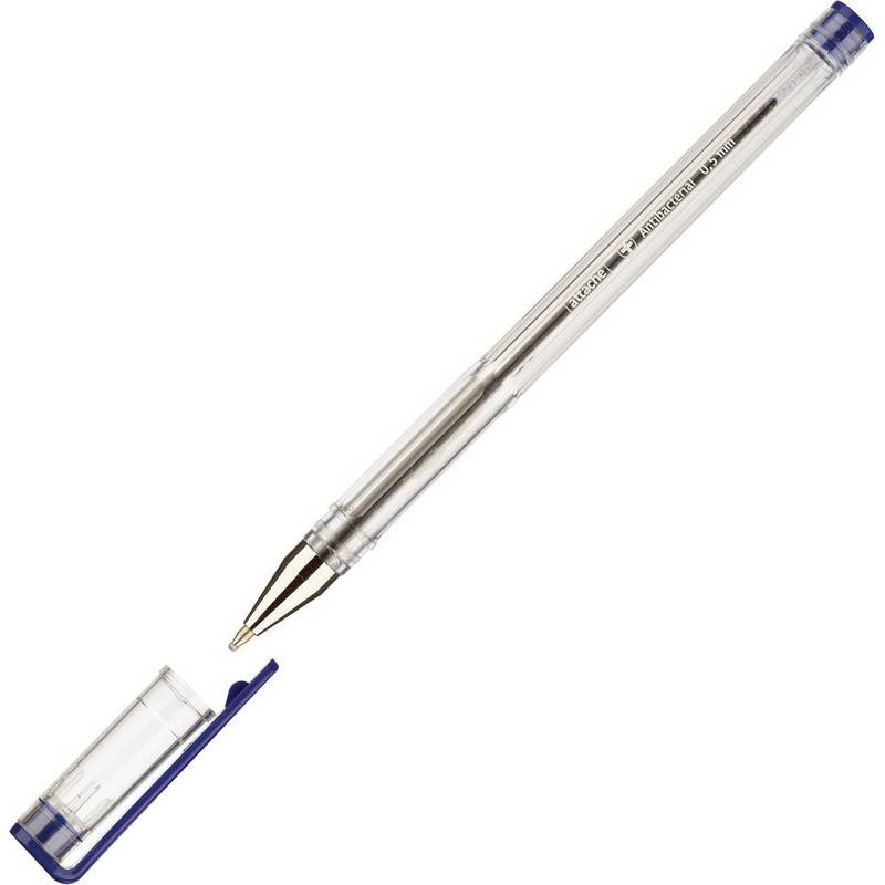 Ручка шариковая Attache Antibacterial синяя (толщина линии 0.5 мм) 518423