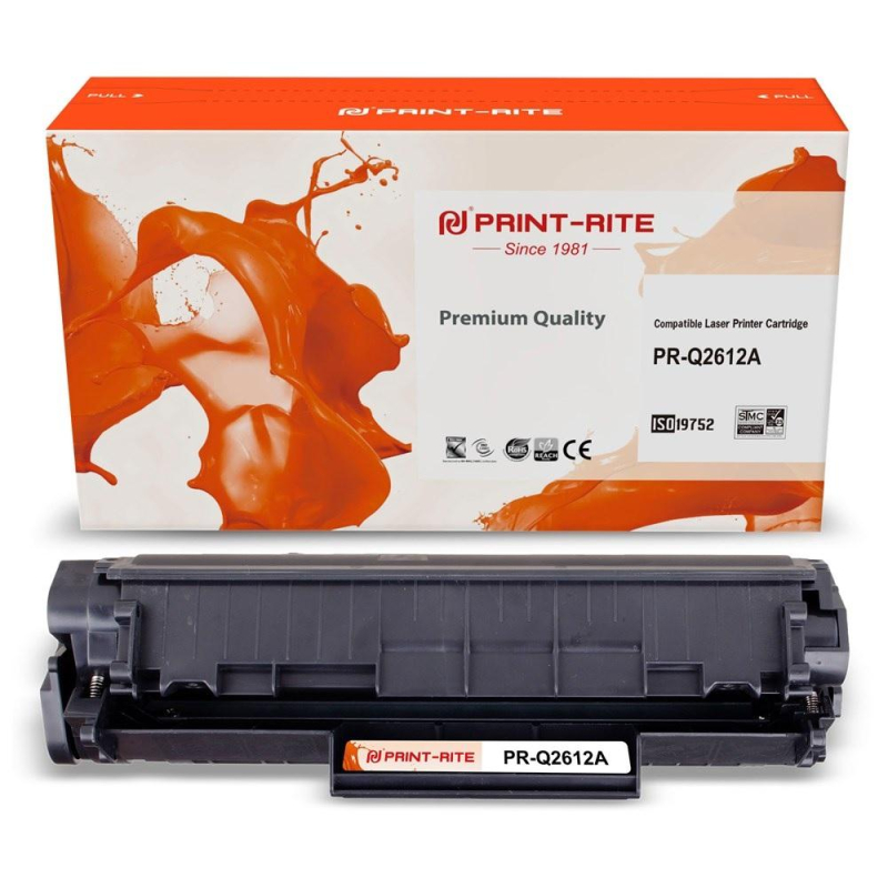 Картридж лазерный Print-Rite PR-Q2612A (TFH724BPU1J1) чер. для HP LJ 1010 1757366