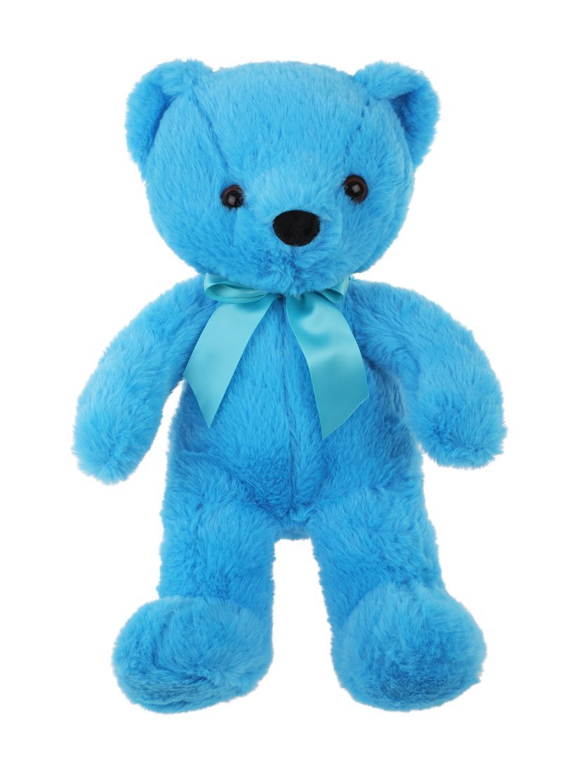 Мягкая игрушка Мишка Радуга 25см, голубой Fluffy Family 682329