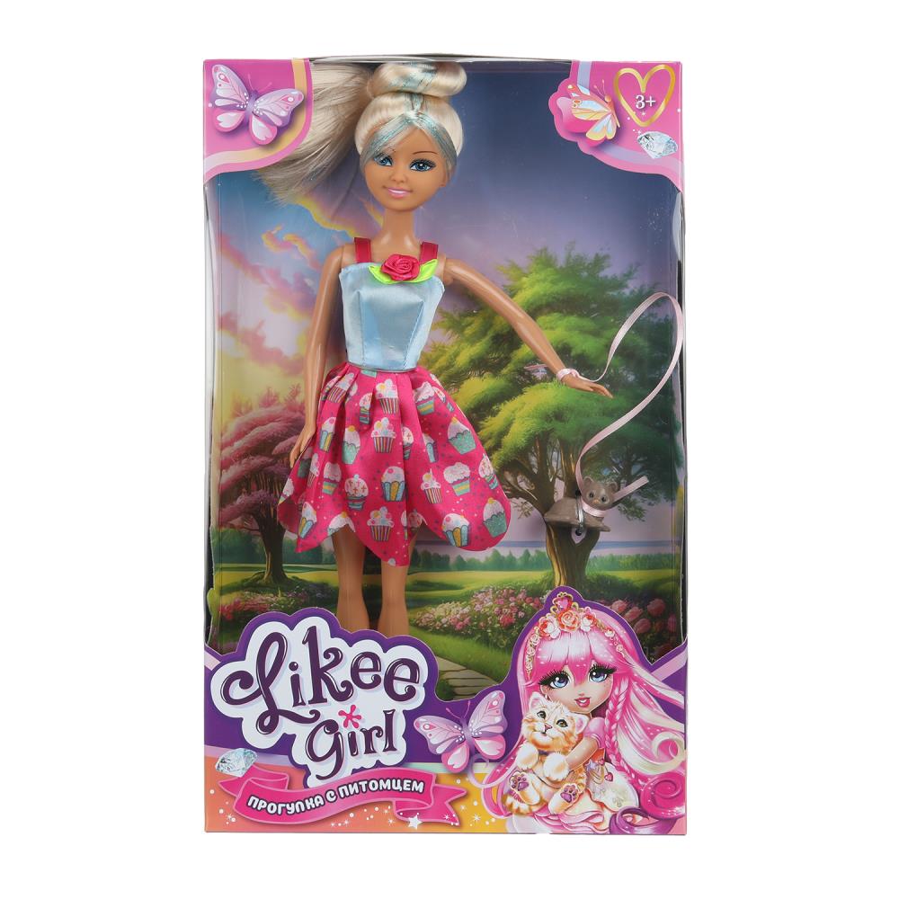 Кукла 29 см. +питомец Likee Girl LG29-PET-1-RU