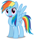 Пони Рэйнбоу дэш - Радуга (Rainbow Dash)