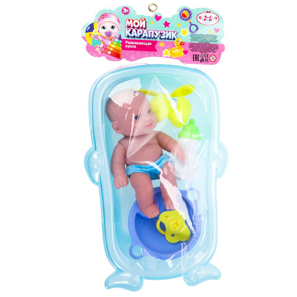 Пупс неозвуч 16 см. пьет, писает, 5 акс Карапуз Y1709O747-RU