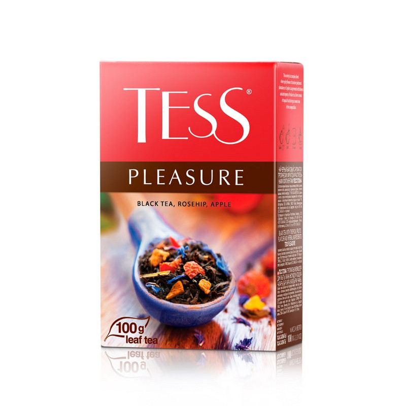 Чай Tess Pleasure листовой черный с добавками,100г 0588-15 1221739
