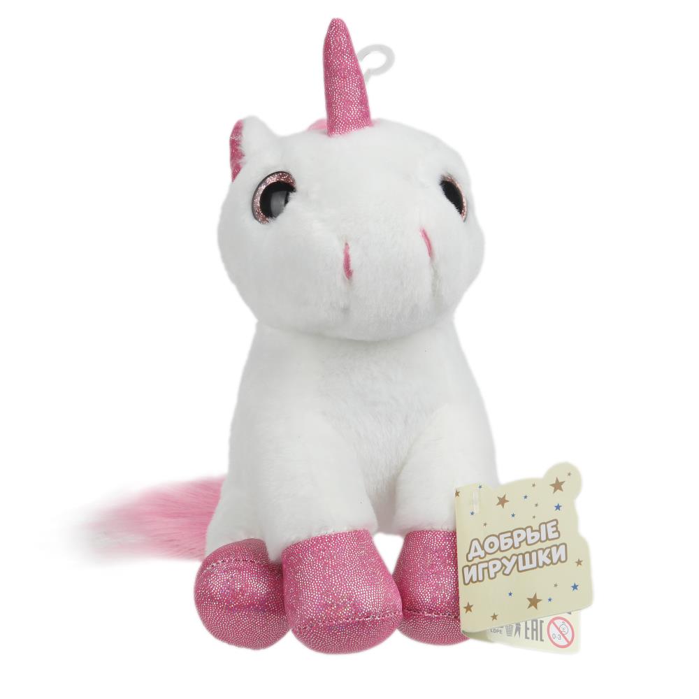 Игрушка мягкая единорог, 20 см. розовый Добрые игрушки M122004U-20NS