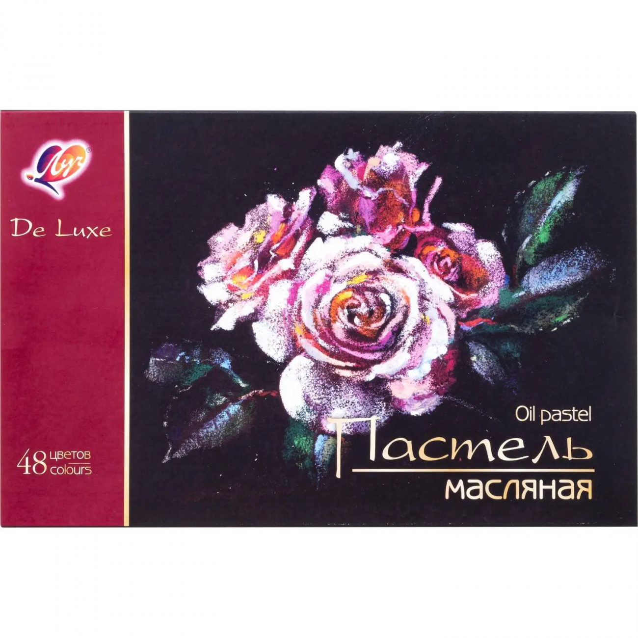 Пастель масляная Люкс 48 цв (круглая) 30С 1940-08 набор Луч 2275976