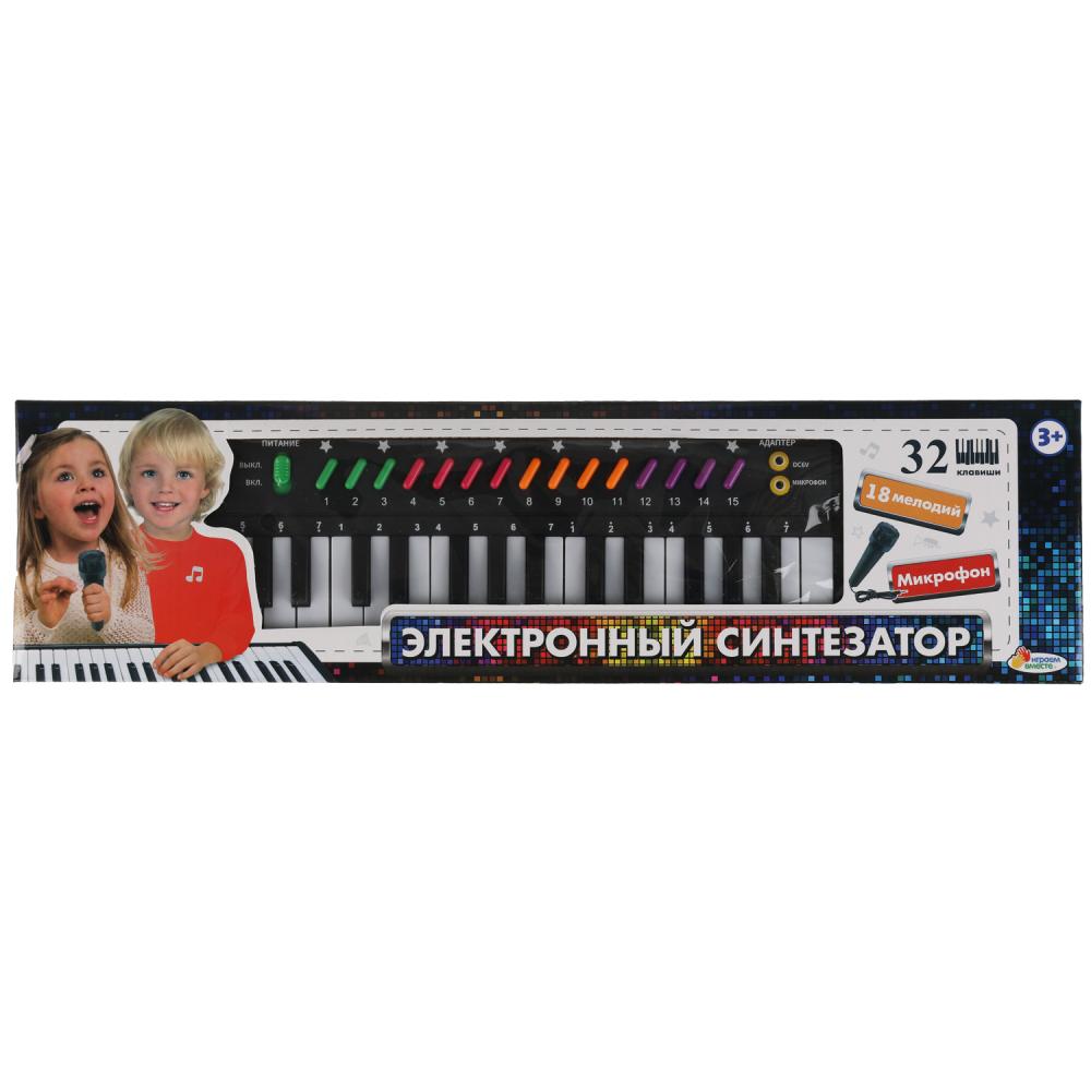 Пианино Электронный Синтезатор, 32 клавиши Играем Вместе ZY822702-R
