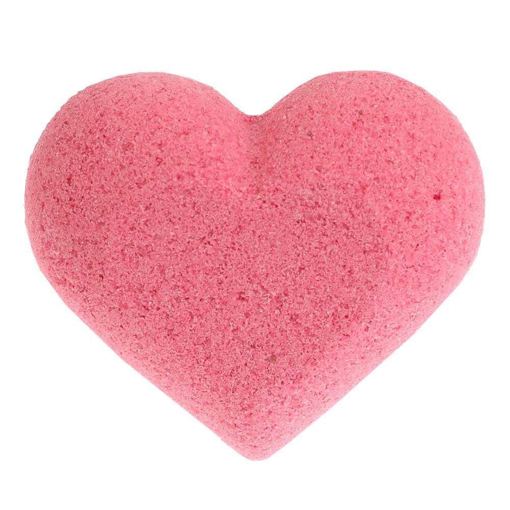 Бомбочка для ванны сердце розовое, 130 гр Милая леди BOMB82191ML