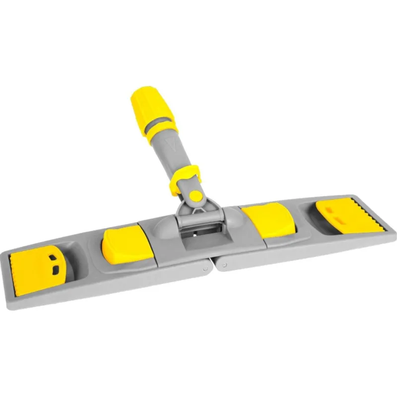 Держатель МОПа универс/зажимы, пластик LuscanProf 50х11см, серый/желтый Luscan Professional 2098073 UMY50