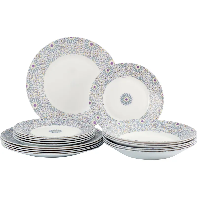 Набор столовой посуды ESSENCE DAISY CRUX 18пр Luminarc 2139668 V6071