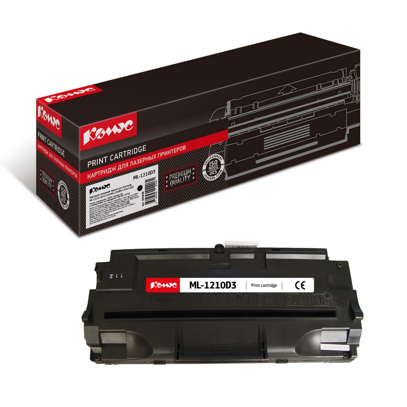 Картридж лазерный Комус ML-1210D3 чер. для Samsung ML-1210/1010 855848