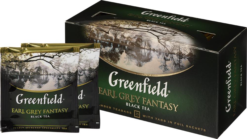 Чай Greenfield Earl Grey Fantasy черный фольгир.25пак/уп 0427-10,251025 1011890