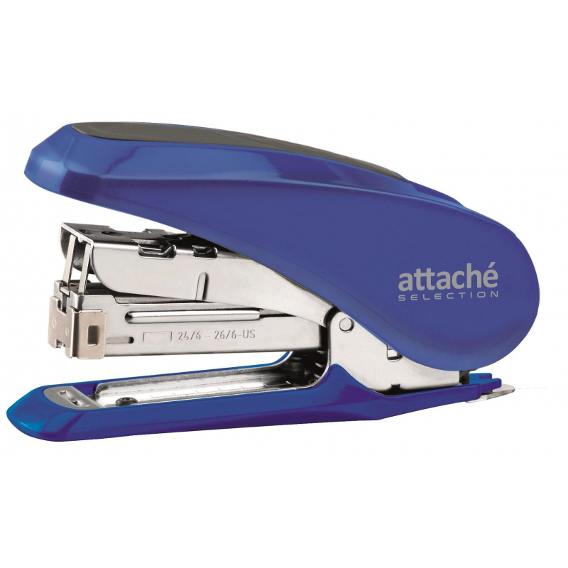 Степлер Attache Selection MSBL24301 (№24/6-26/6) до 30 лист. металл,синий Attache Selection 1271903