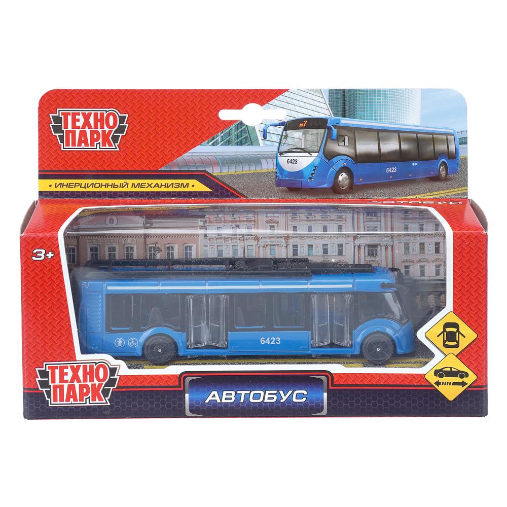 Машина металлическая Автобус новый, 15 см. Технопарк SB-19-30-BU-WB (48)