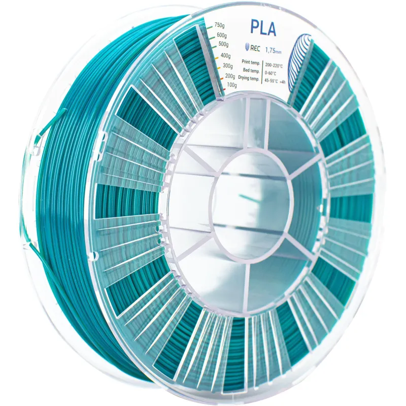 Катушка PLA пластик REC 1.75мм зеленый 1984913 RR1S2119