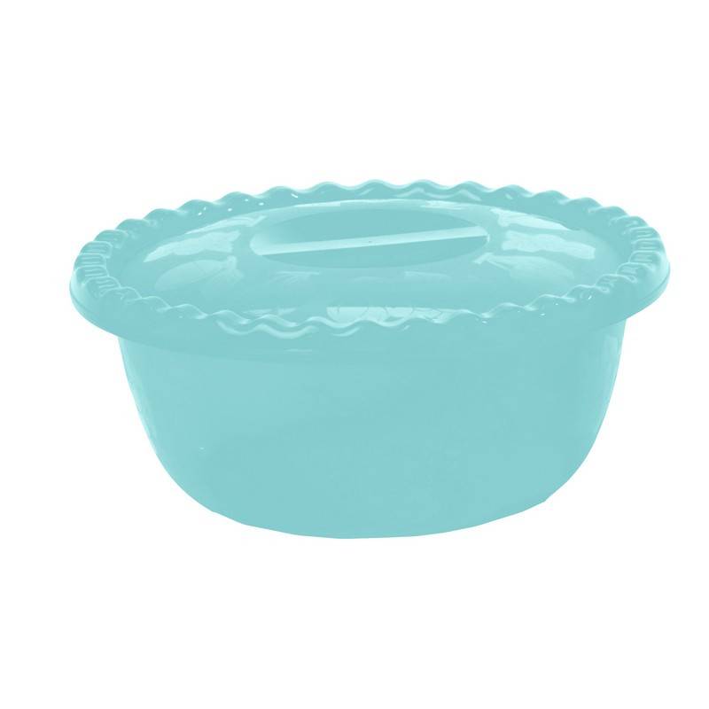 Салатник Idea пластиковый голубой/зеленый 3 л (М 1316) 921281