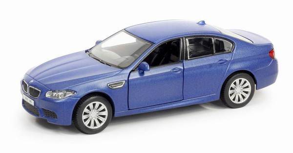 1:32 BMW M5, инерционная голубая машинка (металл), 16 см Uni Fortune 554004M(A)