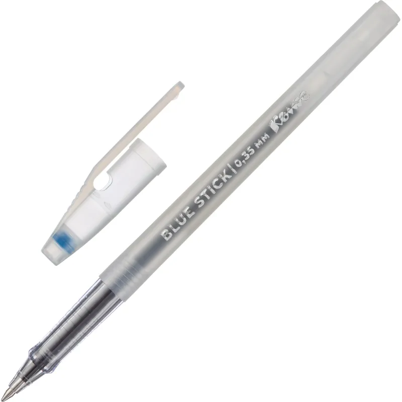 Ручка гелевая неавтомат. Комус Blue Stick синяя,0,35мм,тонир.корп,Россия 1886423