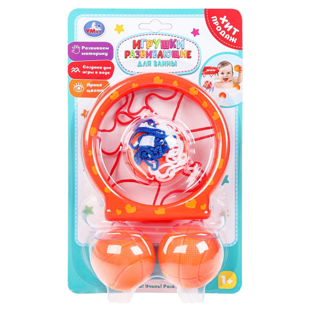 Игрушка для ванны: баскетбольное кольцо на липучках УМка 2303U0568-R (96)