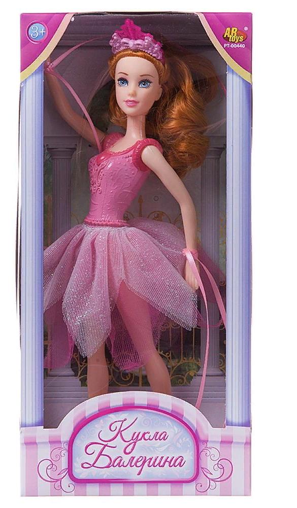 Кукла ABtoys Балерина, 30 см, в розовой юбке-лепесток PT-00440/w(3)